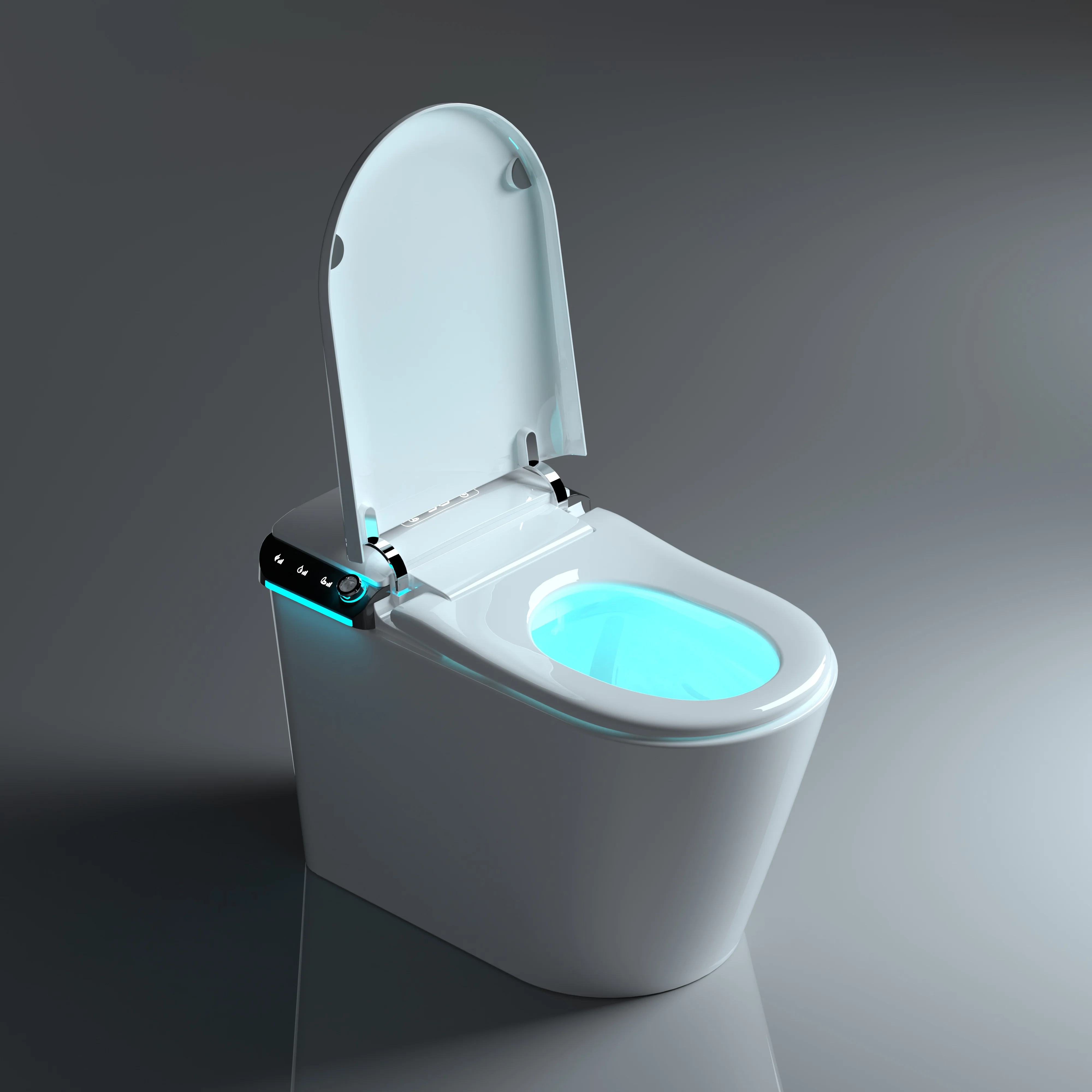 sanitary ware automatic water closet one piece toilet bowl bathroom wc intelligent smart toilet commode