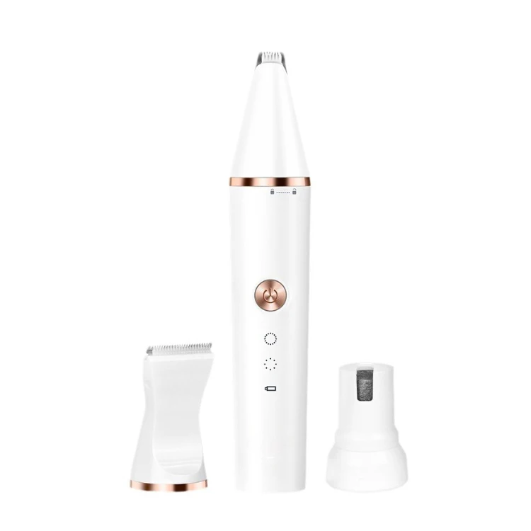 3 In 1 Pet Grooming Kit Electric Dog Hair Clippers Trimmers Pet Nail Grinder Polish Foot Shaver For Dog Cat Animals