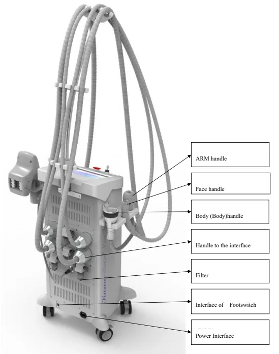 Cellulite reduction RF roller fat burning machine non invasive body slimming anti cellulite vacuum therapy massage
