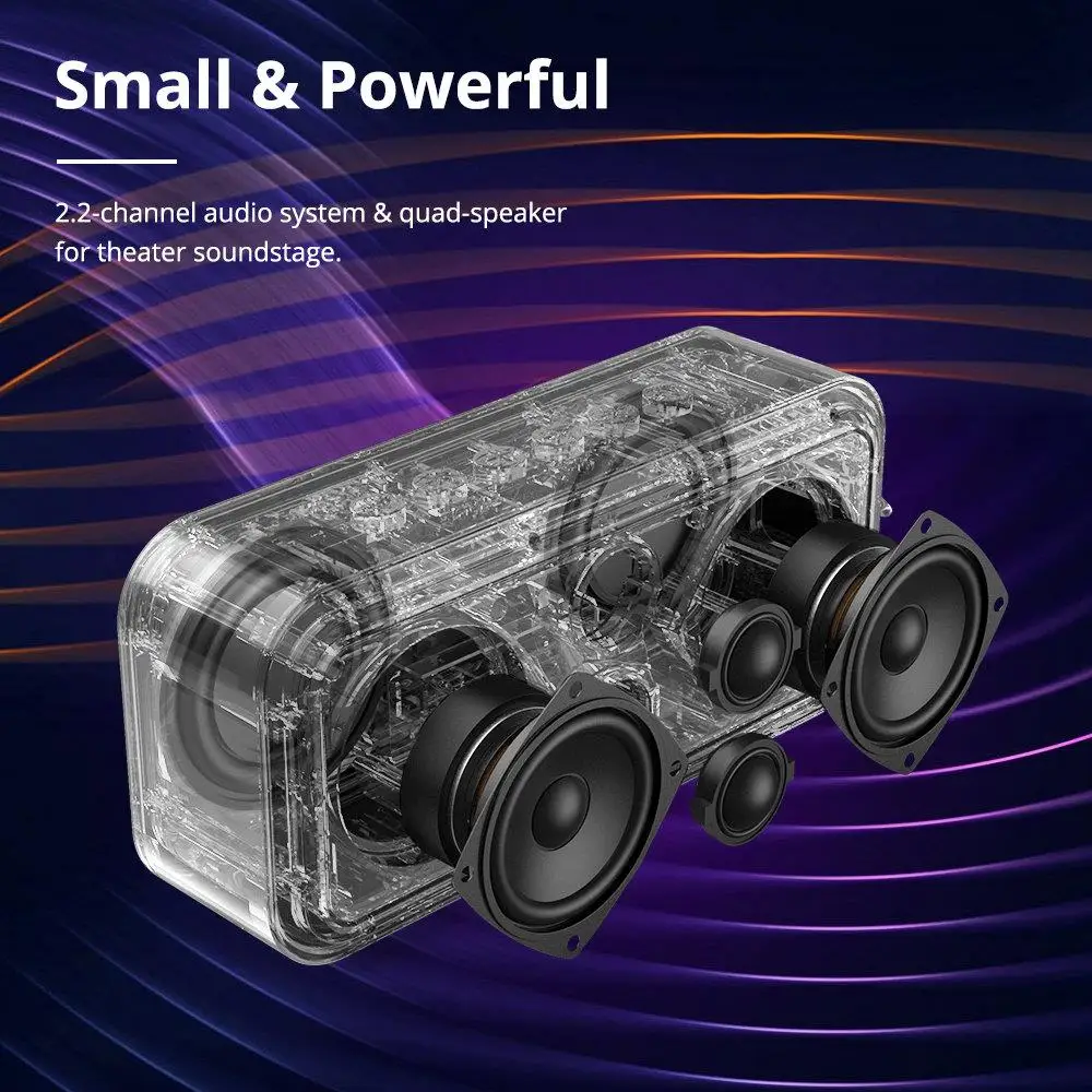 Tronsmart Voice Assistant Rechargeable Soundbar Audio Super Mini Wireless Speaker Tower Outdoor Speakers For Wireless