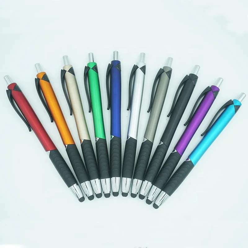 Personalized stylus ball pen promotional touch screen pen custom logo advertising ballpoint pen for mobile phone