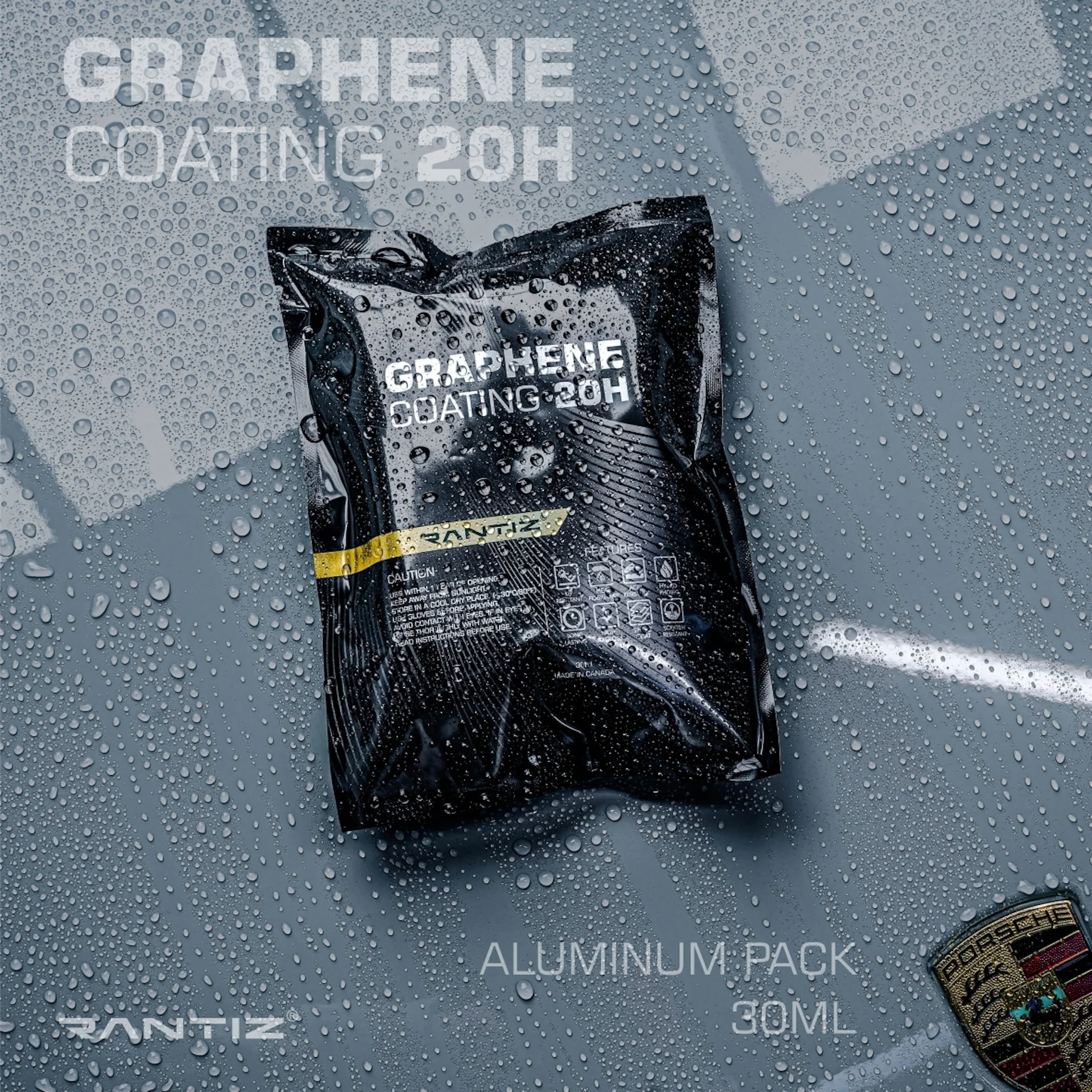 NANO GRAPHENE CERAMIC COATING 20H FOR DETAILING STUDIOS TO CAR CARE BODY PAINT PROTECTION, BEST QUALITY | SUPER ANTI-SCRATCH