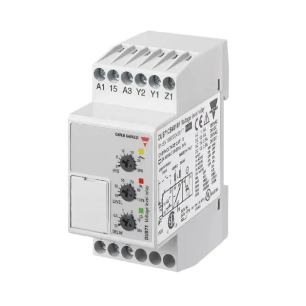 Brand New Carlo Gavazzi DUB71CB2310V Monitoring Relay Voltage 1-Phase Din-Rail 115-230VAC SPDT 0.1-10VAC/DC Good Price
