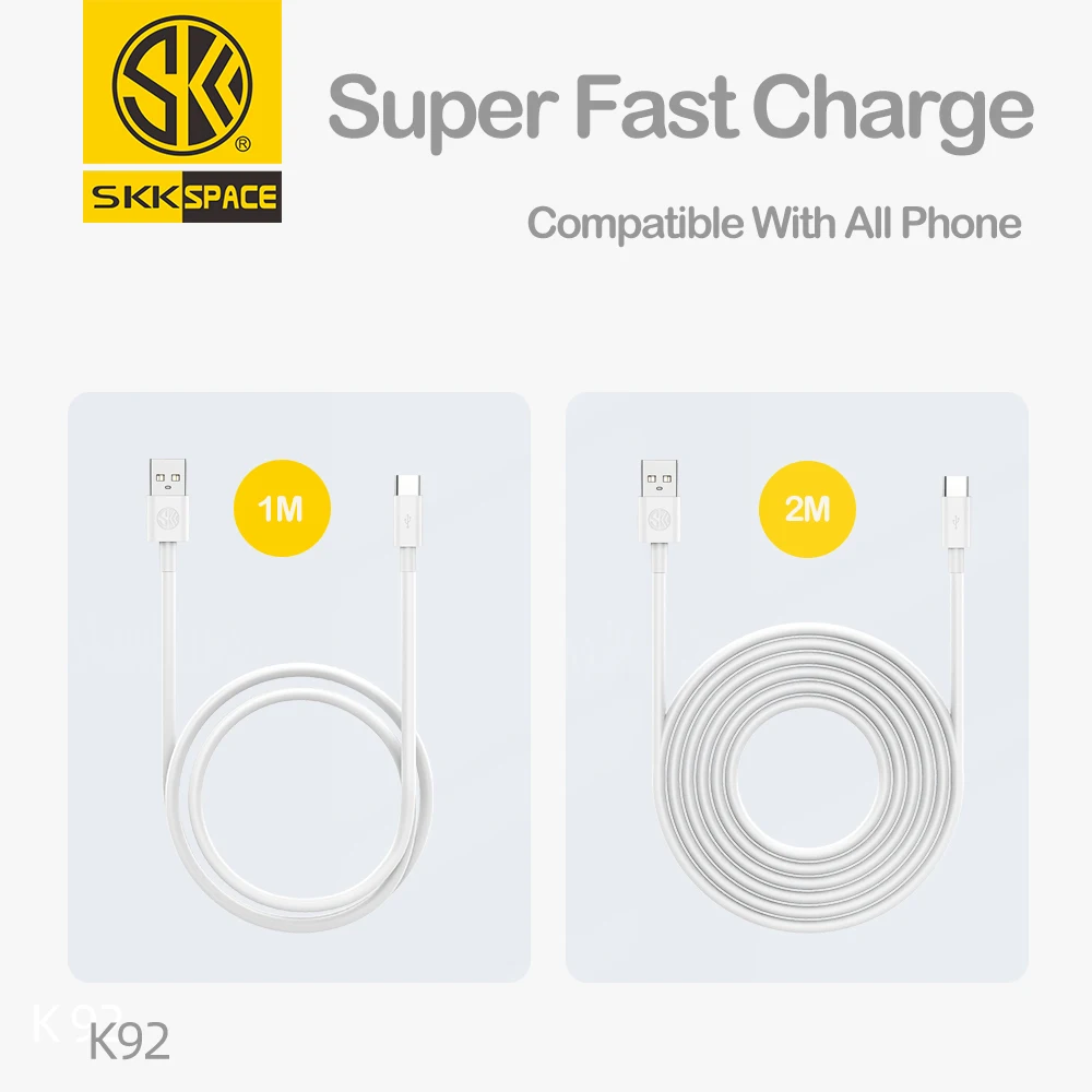 
OEM Data Cable High Speed Data Cable 1M 2M 6A USB C Quick Data Cable For Android 