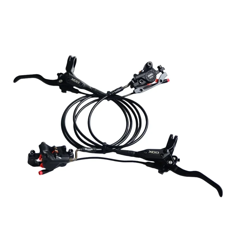 XOD XD-E500 1000/1800mm E-Bike Scooter Hydraulic Splity Disc Cut Off Power Brake 2PIN Waterproof Plug Aluminium EBike Brake
