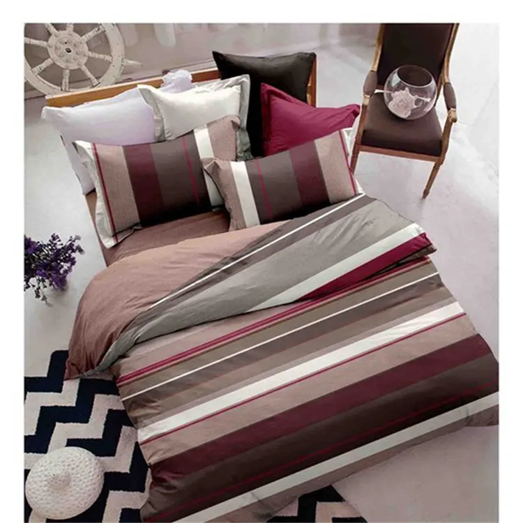 Wholesale custom printed linen duvet cover