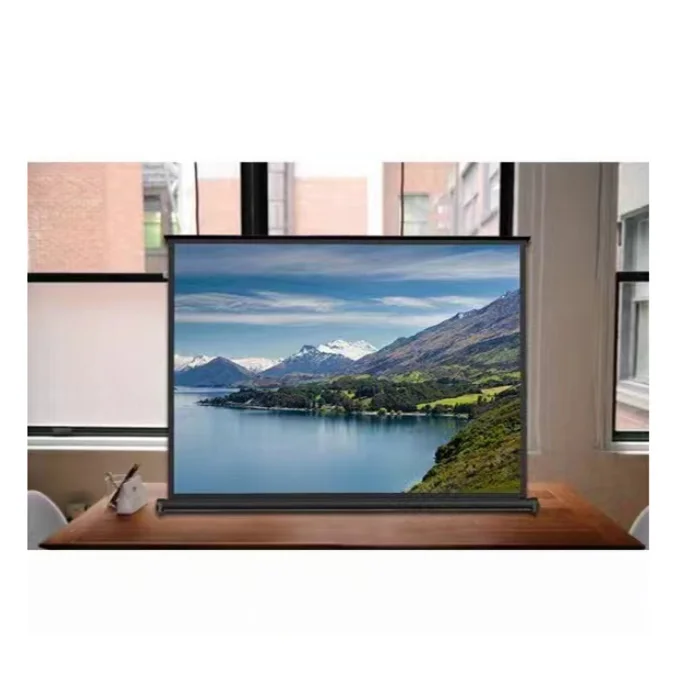 50-дюймовые экраны для проекций Pet Crystal Ust 16:9, 40-дюймовый Alr рассеянный экран для проекции, потяните на стол