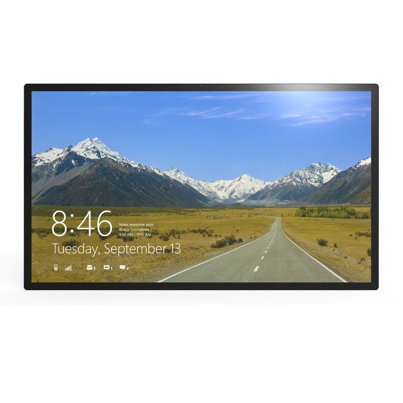 High definition touch display screen 18.5-75 inch advertising machine, outdoor elevator advertising and promotional hanging