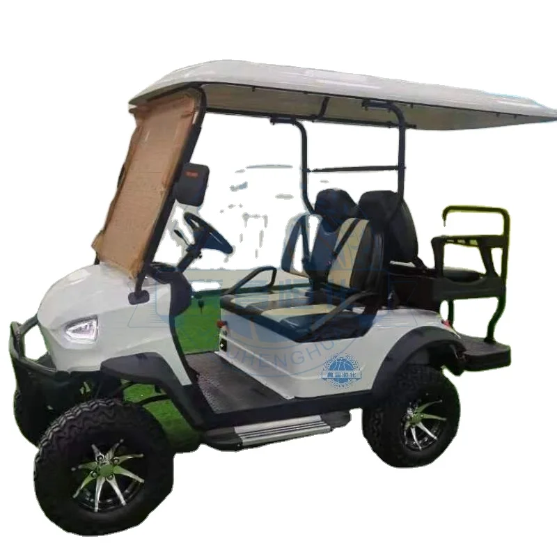 New Style Electric Golf Cart with Low Chassis 48V Battery 5KW Motor Aluminium Frame EEC/DOT Certified Buggy Car