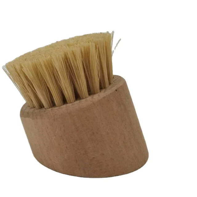 Customized Beech Wood Tampico fiber Vegan Friendly Brush Kitchen Clean Brush