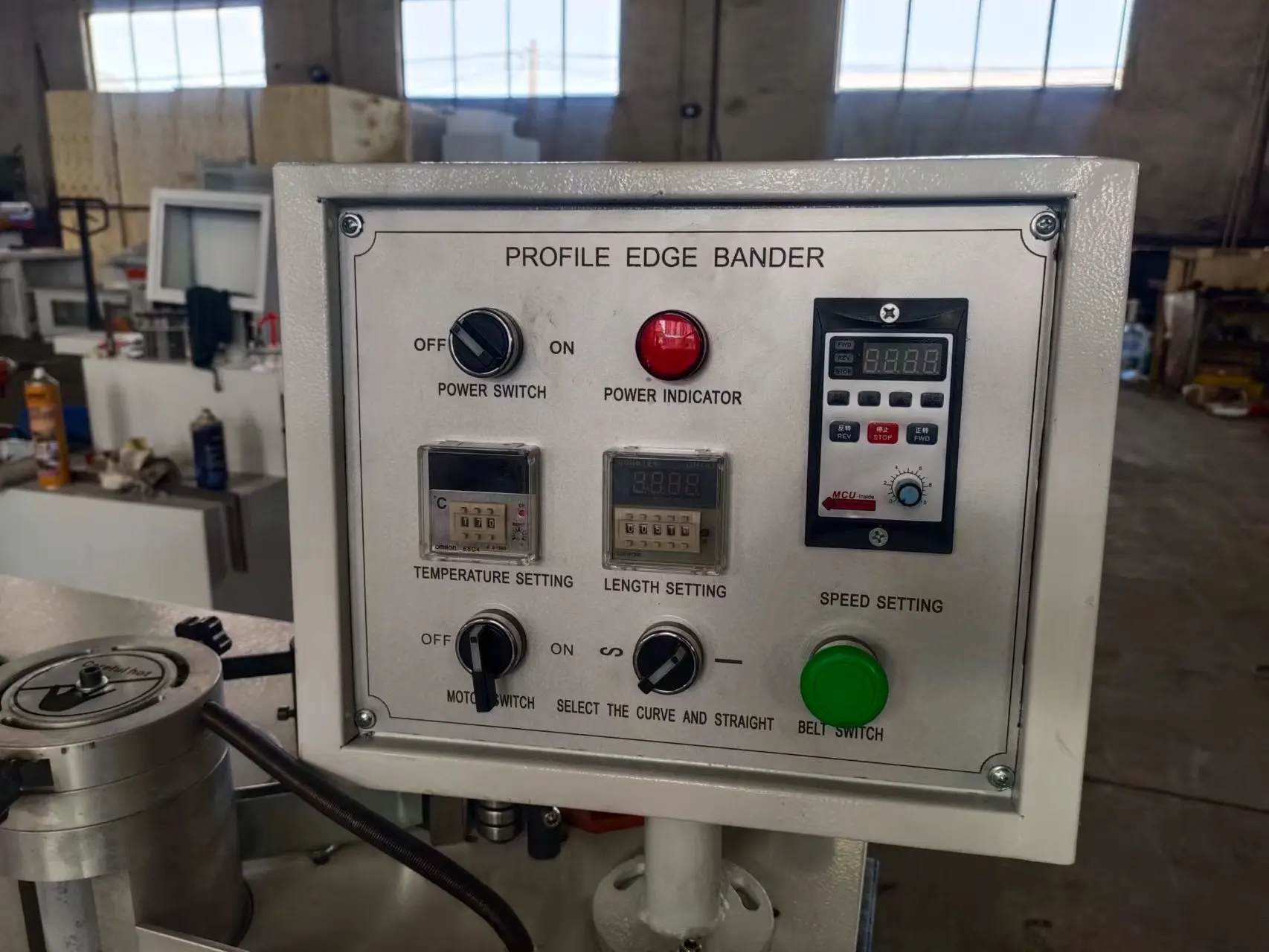 Curved line PVC edge banding machine furniture  bevel edge 45 degree manual edge banding machine