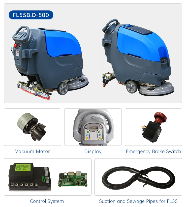 Hot product floor scrubber dry press floor cleaning machine for sales