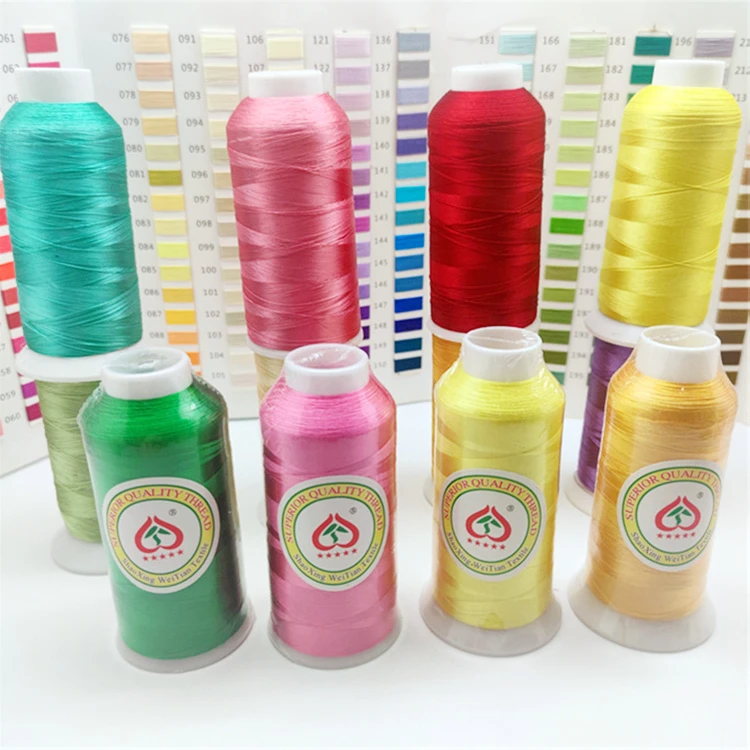 Quality 5000yards viscose rayon embroidery thread 120D2