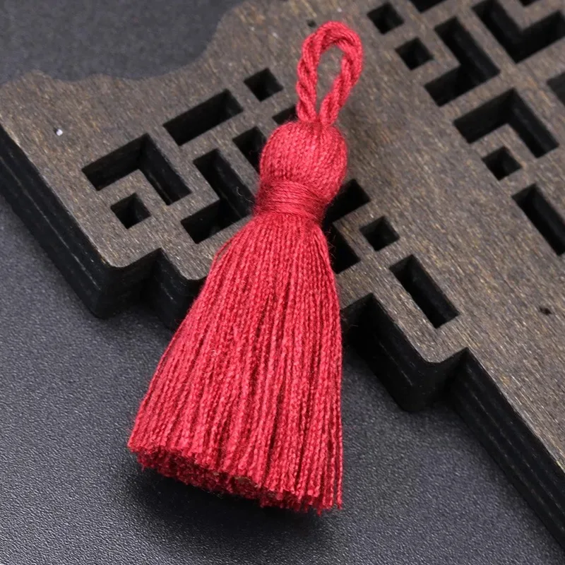 4CM Cotton Tassel Hanging Rope Fringe Tassel for Sewing Curtains Garment Home Decoration Jewelry Craft Accessories