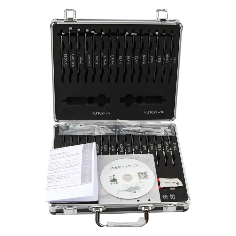 Original Lishi Key Cutter Tools 32PCS 2-in-1 Auto Dorr Lock Opening Locksmith Tools lishi 32PCS sets 2 in 1 lock pick decoder