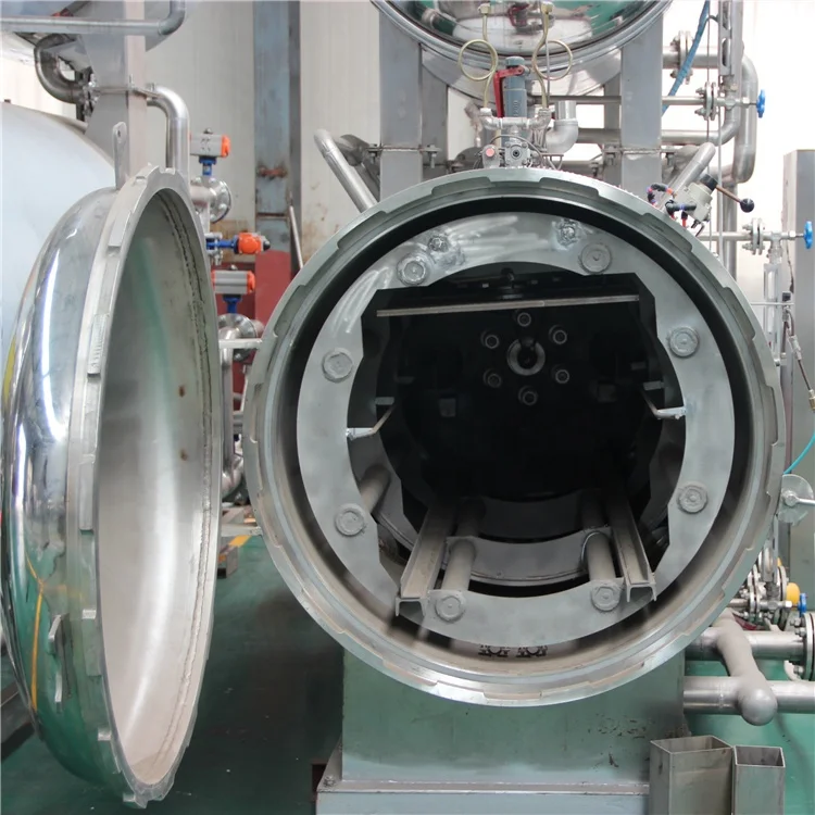 Steam rotary water bath retort / Canned sardine retort