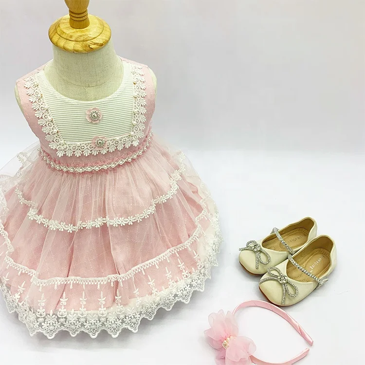 Elsali New Model Kid Frock Tulle Skirt Princess Dresses Christmas Baby Girl Dress Toddler Chic Sweet Factory High Quality