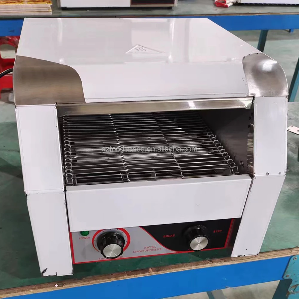 Commercial Electric Chain Rotary Bread Heater Automatic Sandwich Conveyor Toaster