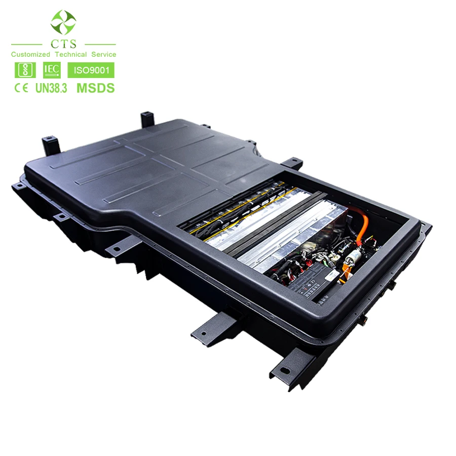 Built In Liquid Cooling System Electric Car Battery 355V 400V 96Ah 200Ah EV Car Battery Pack Display and Racks Smart BMS