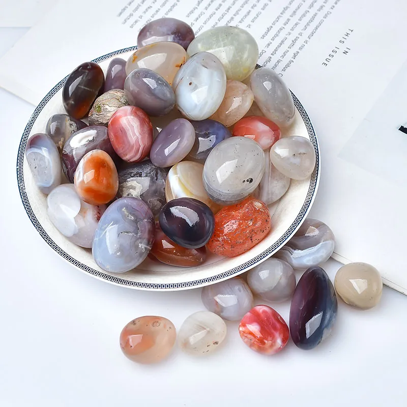 Bulk Wholesale 100g Bag Rock Natural Crystal Tumbled Stone Crystal Gravel Chips Healing Tumbled Stones