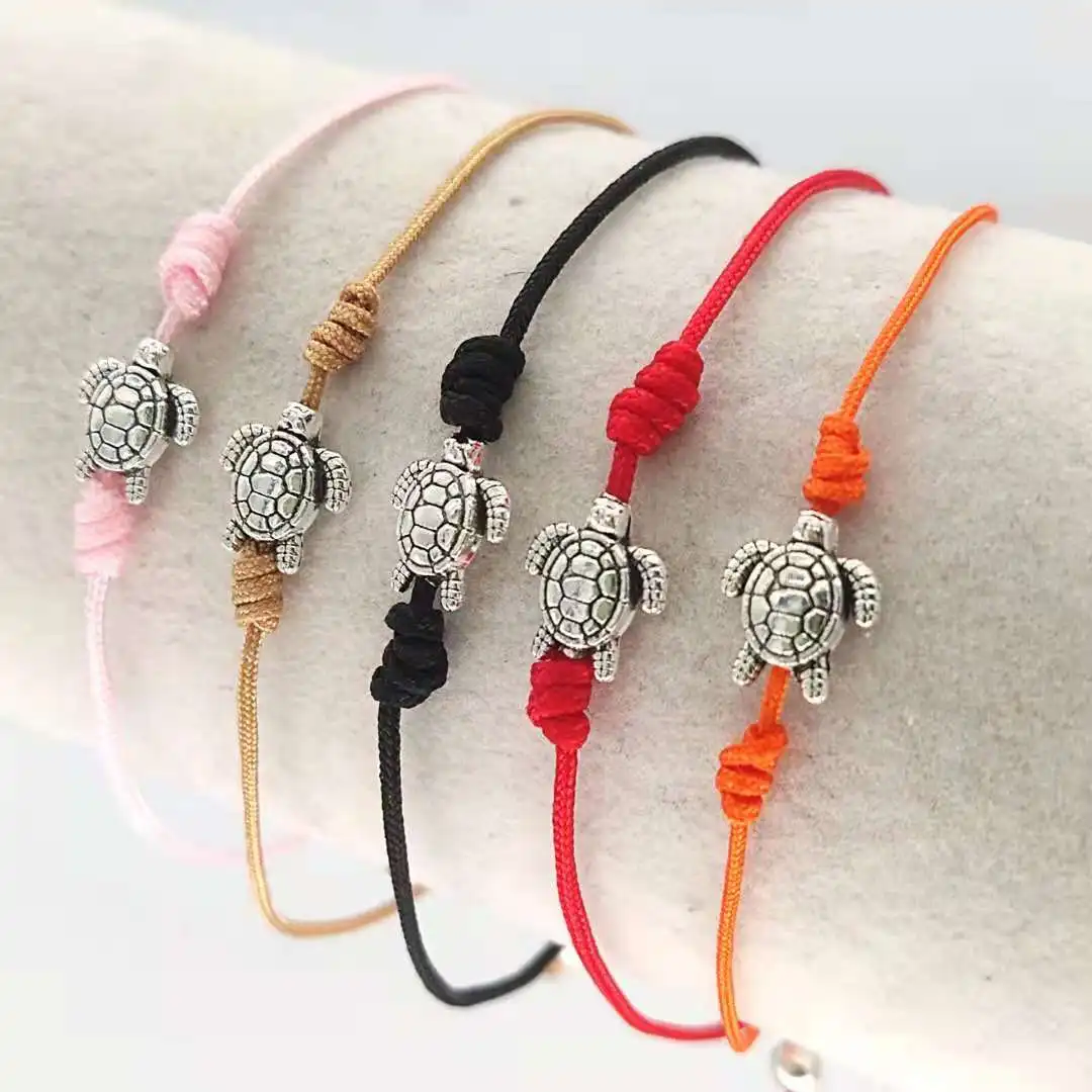 KDB8259-1 Wholesale Fashion Handmade Turtle Rope Bracelet Sea String