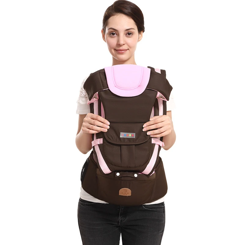 Easy to Put On 6 Comfortable Positions Ergonomic 360 Baby Soft Carrier,Baby Sling Wrap Baby Carrier Ergonomic