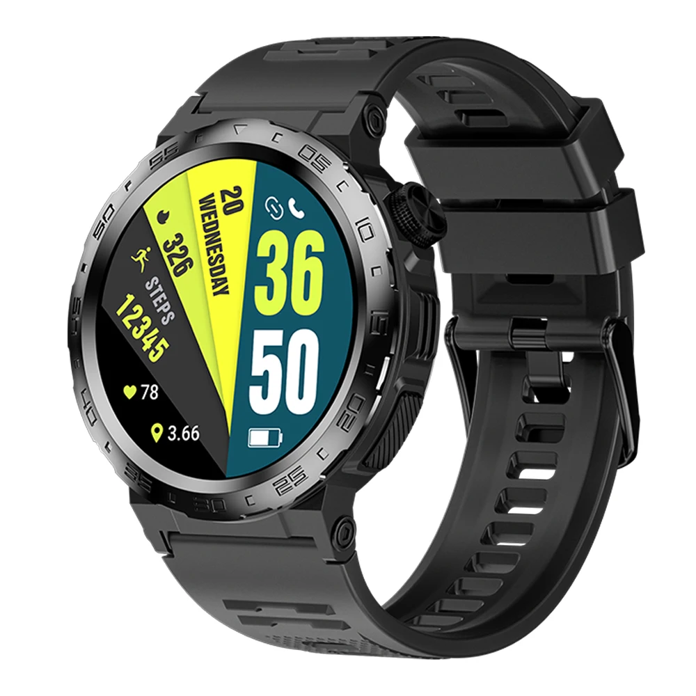 2024 LG103 Smart watch 1.43Inch AMOLED Flashlight outdoor sport BT Call smartwatch for 5ATM waterproof smart watch for men