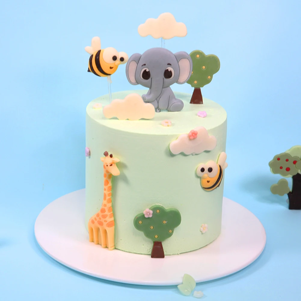 Cute Animals Cloud Trees Colors Flowers Accessories Stick Dark Chocolate