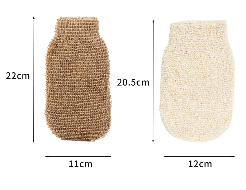 Natural loofah Sisal bath linens mesh body scrub ramie bath exfoliating Washcloth