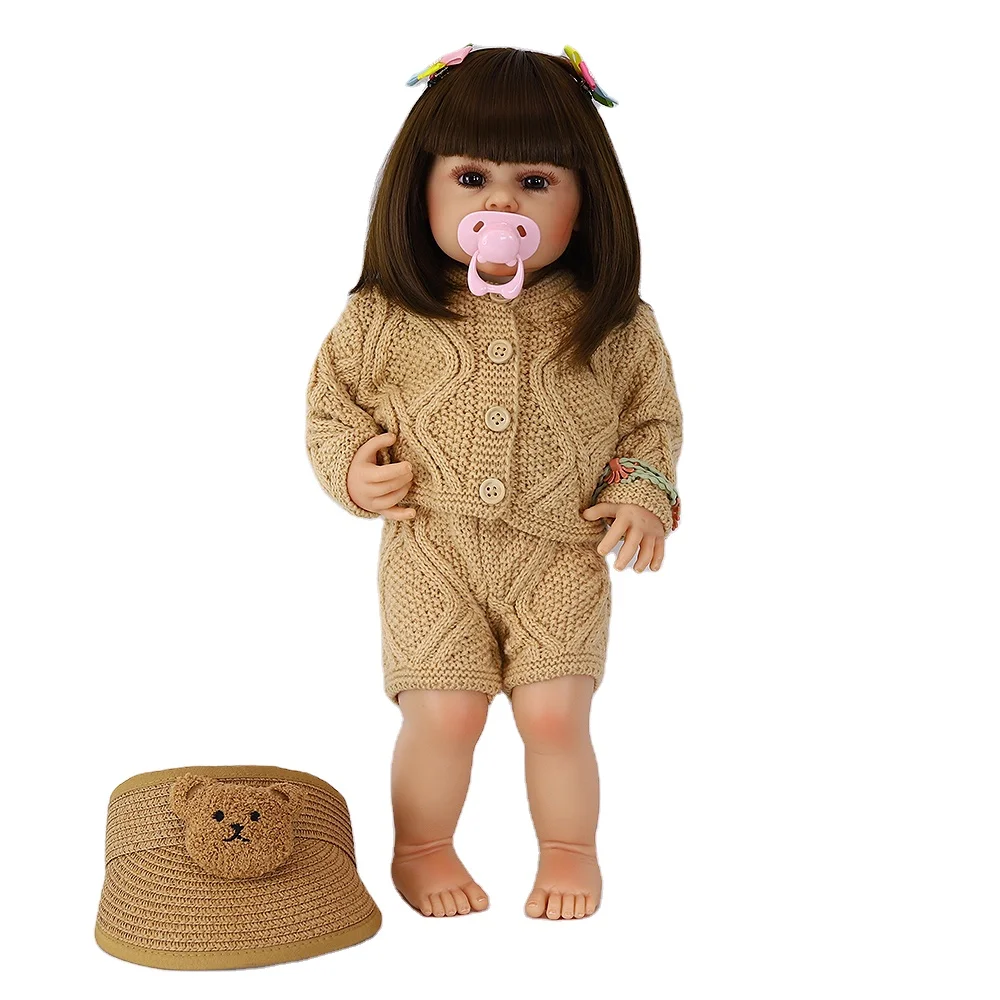 DBS 50CM silicone baby alive reborn dolls silicone newborn baby dolls