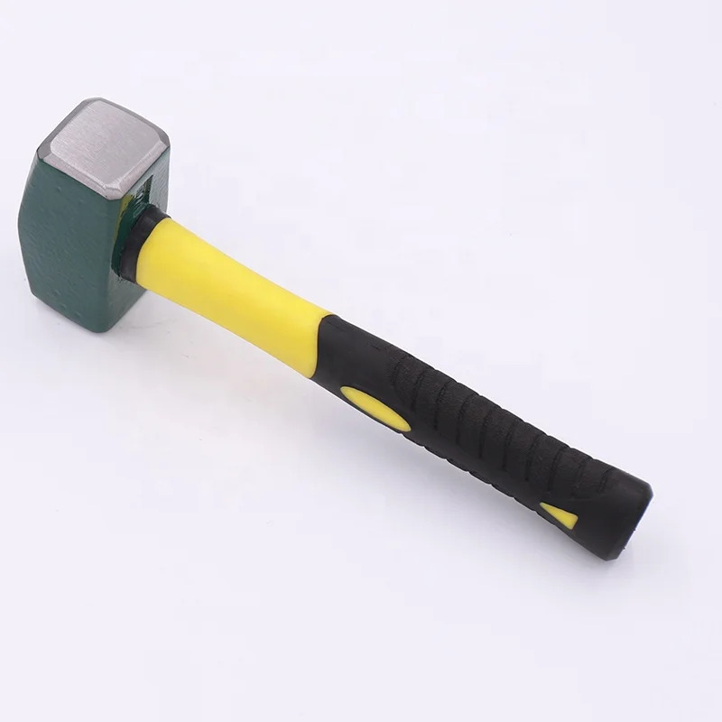 high quality hammer ash handle and fiberglass handle stone hammer