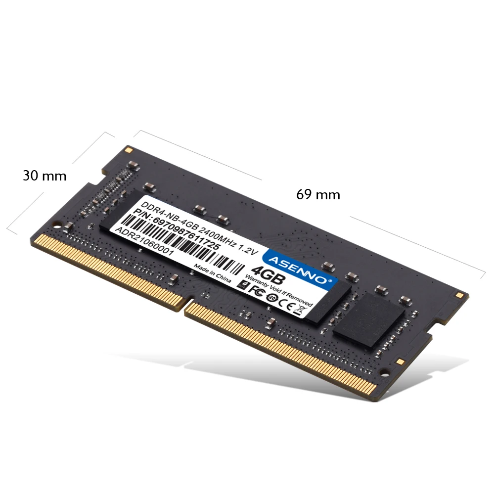 Hot sell Asenno Wholesale Ddr4 2666Mhz 4Gb/8Gb/16Gb/32Gb Memory Ram Ddr4 Laptop Ram