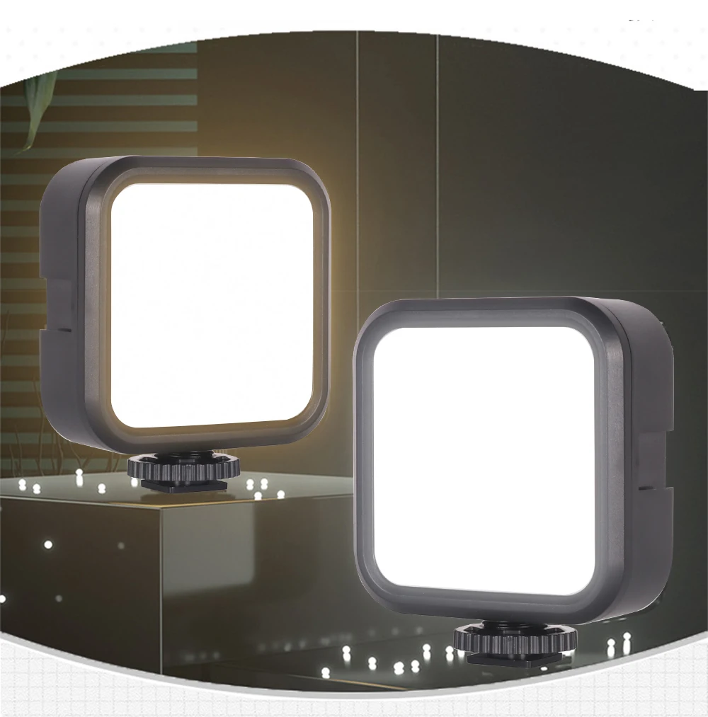 Slamoe W016 Universal 1/4 screw Portable Small Cute Outdoor Live Led Light Mini Camera Flash Lights