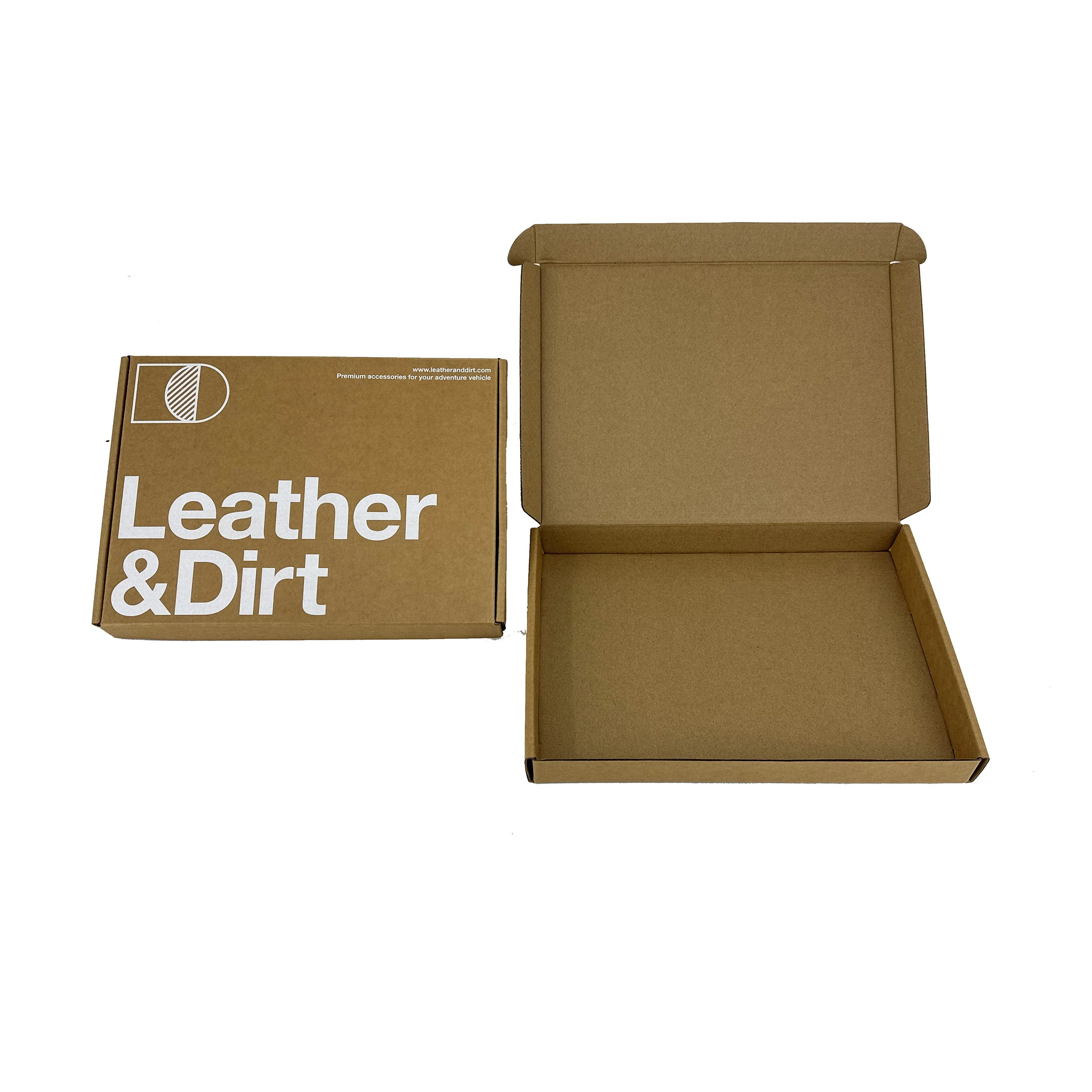 C17 Printed Silk Logo Flat Pack Packaging Box Corrugated Folding Kraft Mailer Shipping Mailing Box For Small Products