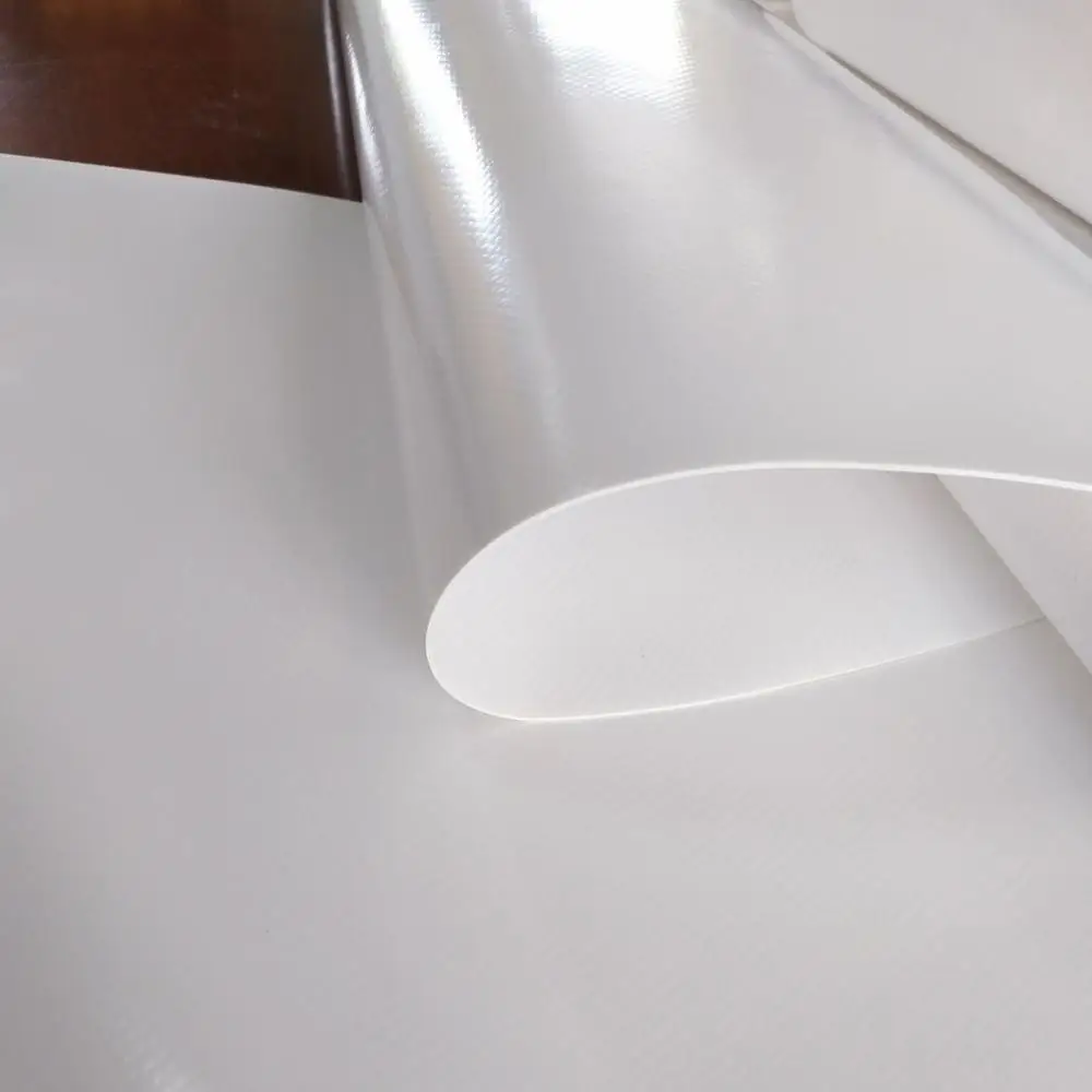 950GSM PVC Tarpaulin for Architectural Membrane Flame Retardant B1 With Certificates Double PVDF