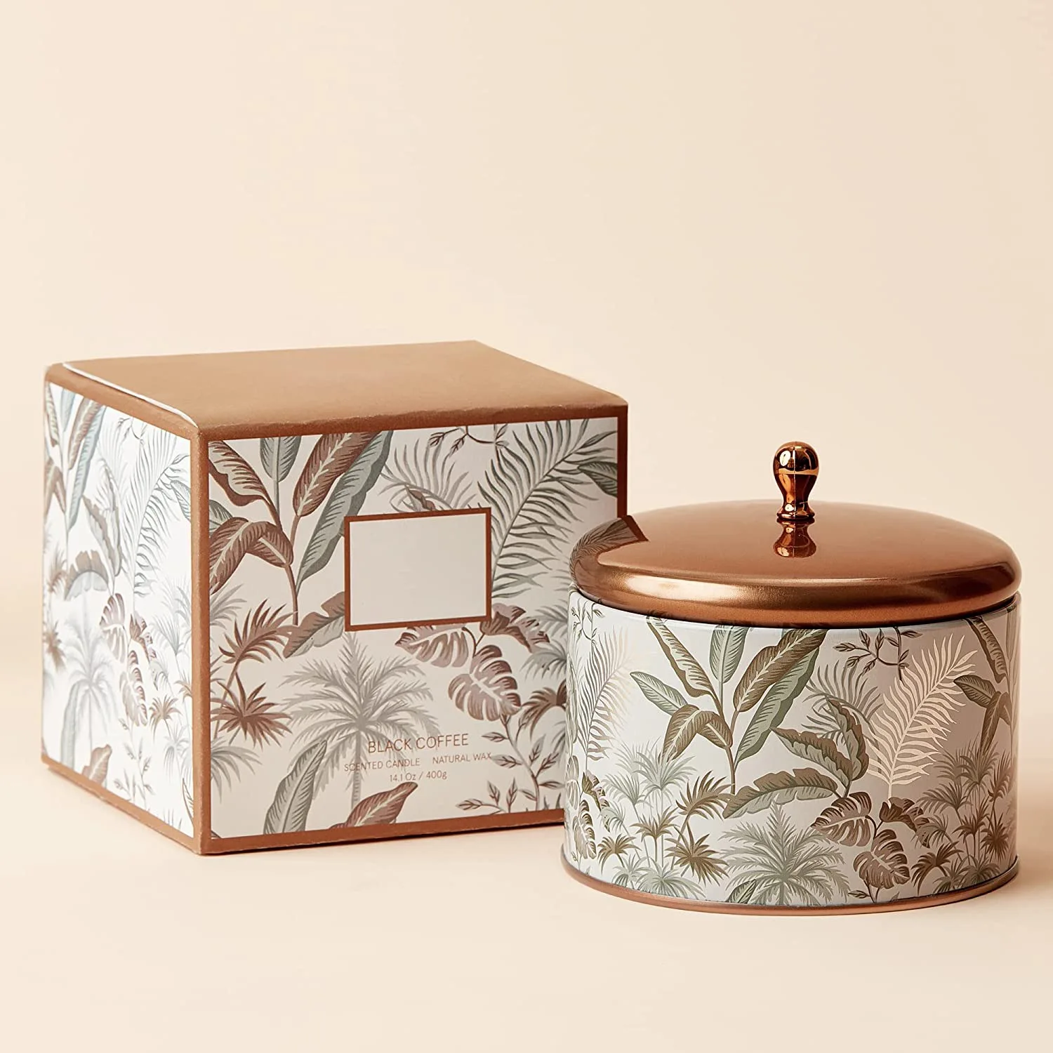 Wholesale Luxury Personalized Custom Logo Fragrance Candle Handmade Small  Scented Soy Wax Tin Candles Gift Box Set In Bulk