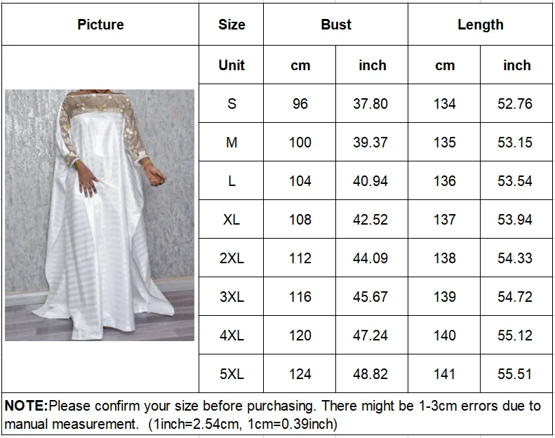 New Fashion Women Clothes Sequin Flower Pullover Long Dress Africa Muslim Long Robe Loose Lady Robe White Plus Size Casual Dress