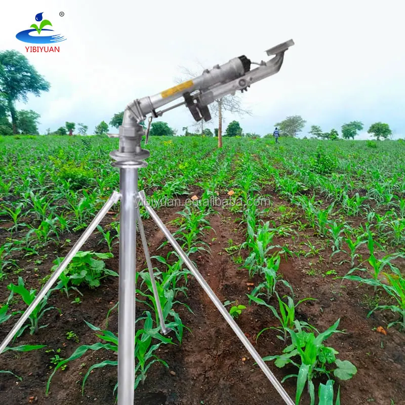 Agricultural water gun irrigation system for farms. 100 hectares 360 rotary brass big rain gun sprinkler price garden water jet