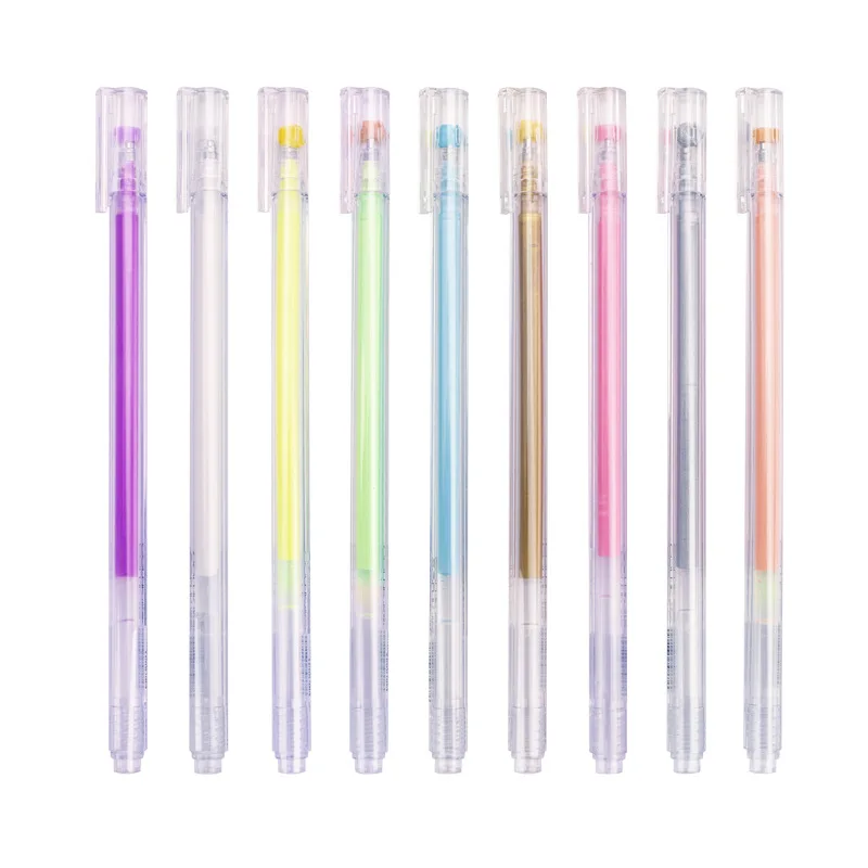 2024 Premium Soft Watercolor Brush Pen Flexible Tip Painting Brush Water Pens For Children Adult Black