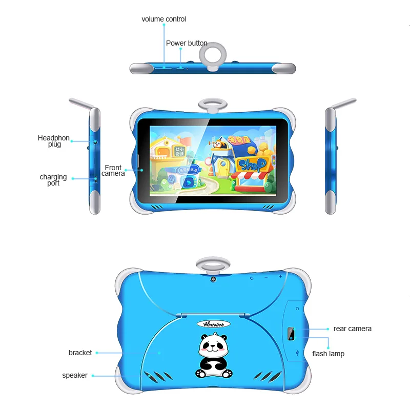 Wintouch 7 inch educational kids tablet, tablette educative pour enfants interactive children android tablet manufacturers