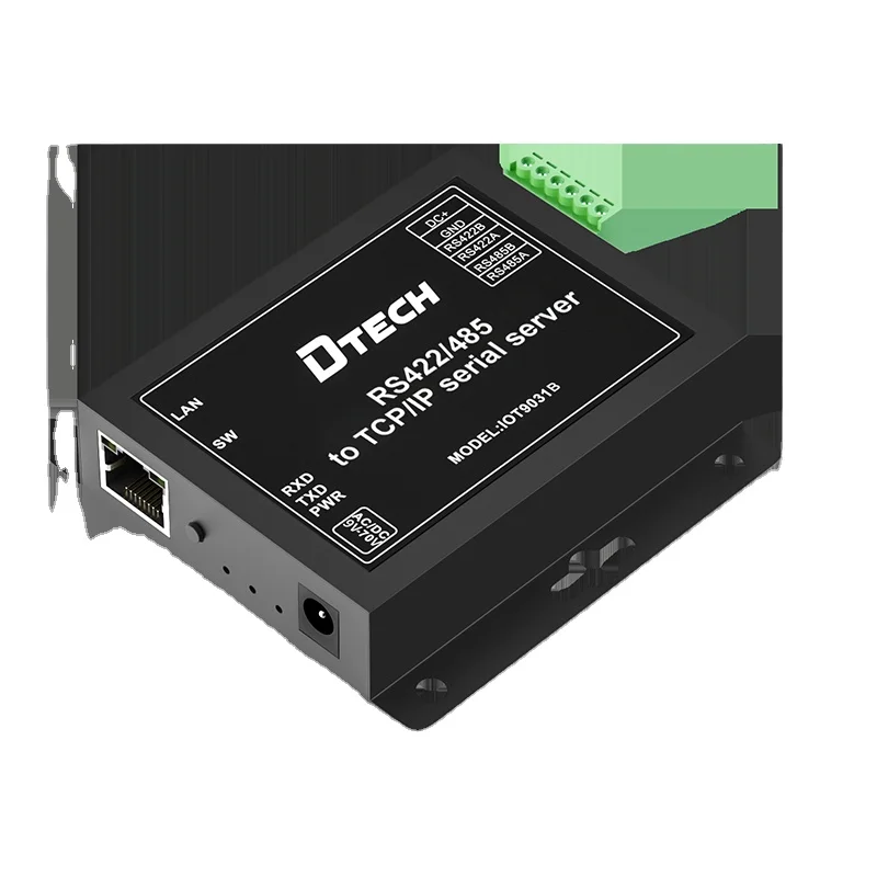 DTECH Industrial RS485 RS422 to TCP/IP LAN Serial converter