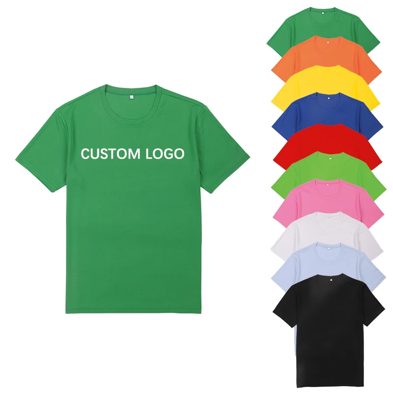 Manufacturer Wholesale Plain Blank Custom Logo Unisex Printed T Shirt Plus-Size Men And Women Sport T-shirts