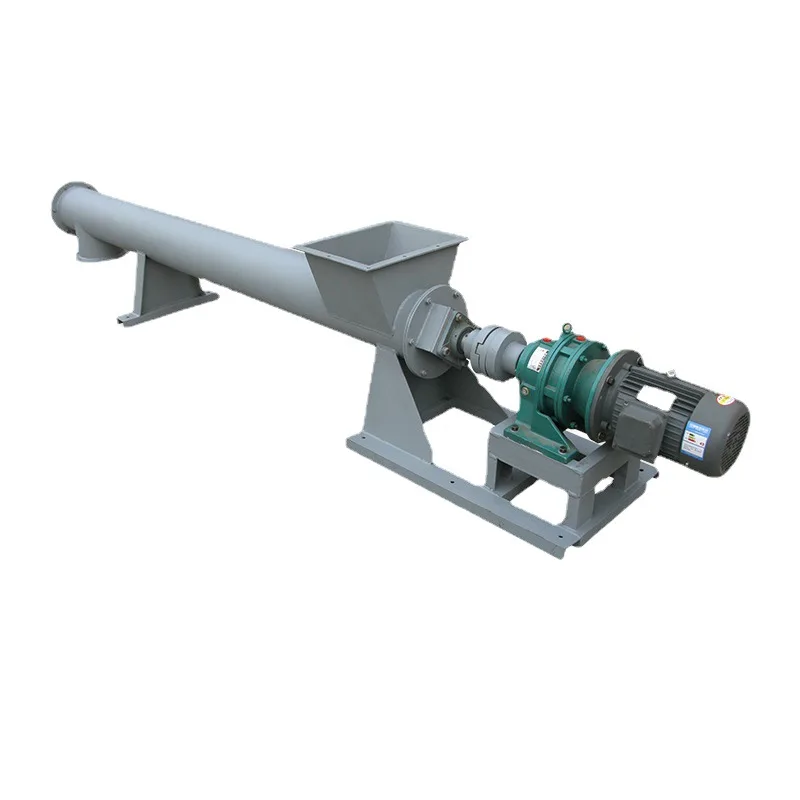 bulk hopper big bag silo with screw conveyor screw auger shaftless flexible screw conveyor