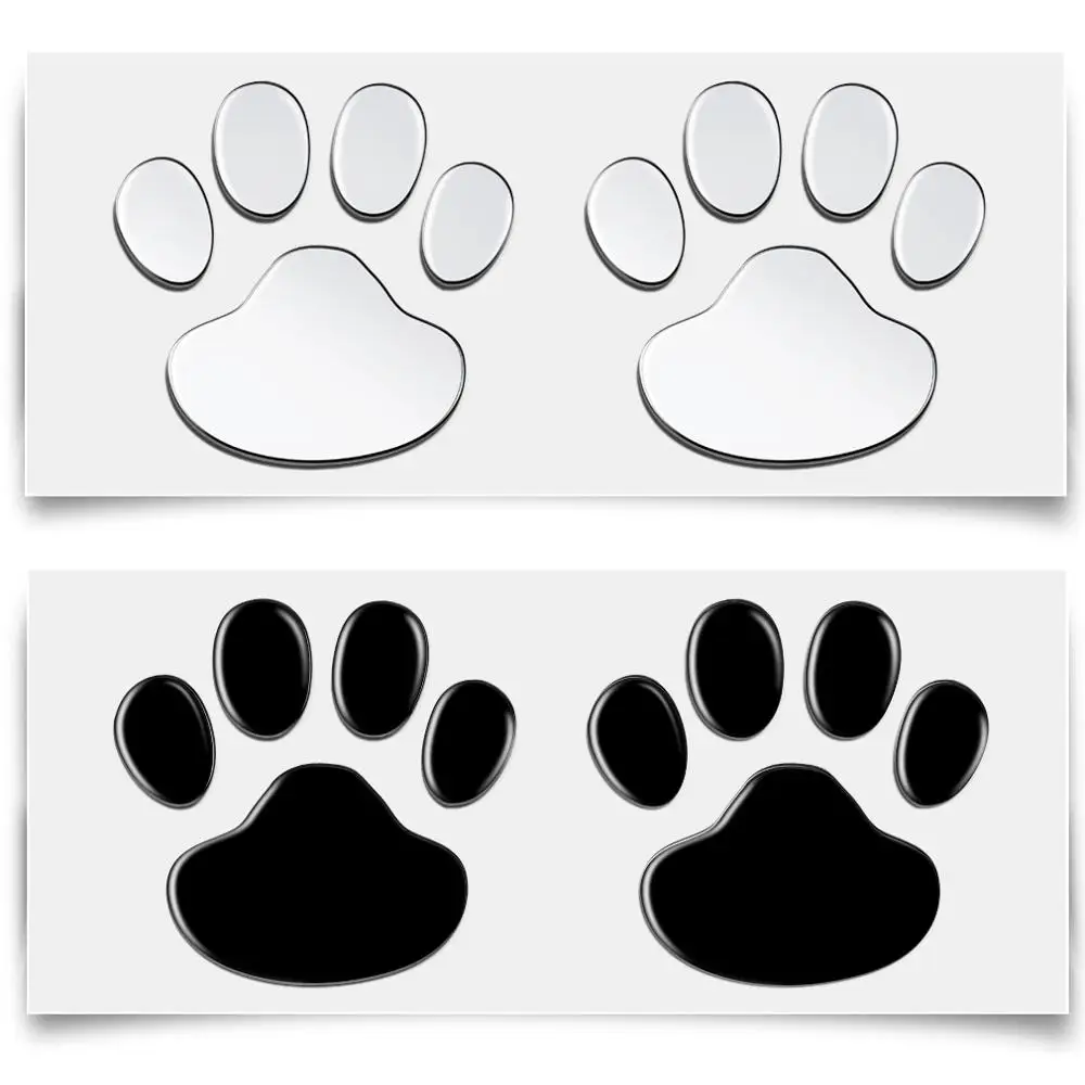 Amazon ebay hotsale Stickers Paw Animal Dog Cat Cool Design Bear Foot Prints Footprint Decal Car Stickers for Auto Motorcycle
