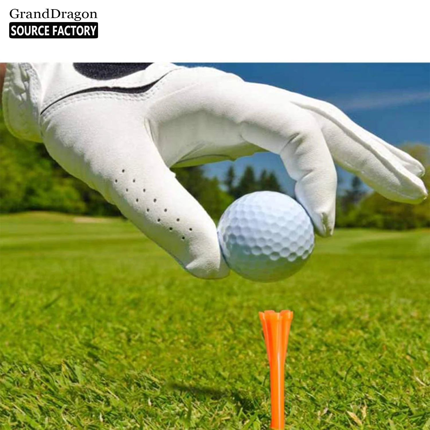 OEM Manufacturer Various colors Plastic Golf Tee Custom Logo Bulk Golf tees