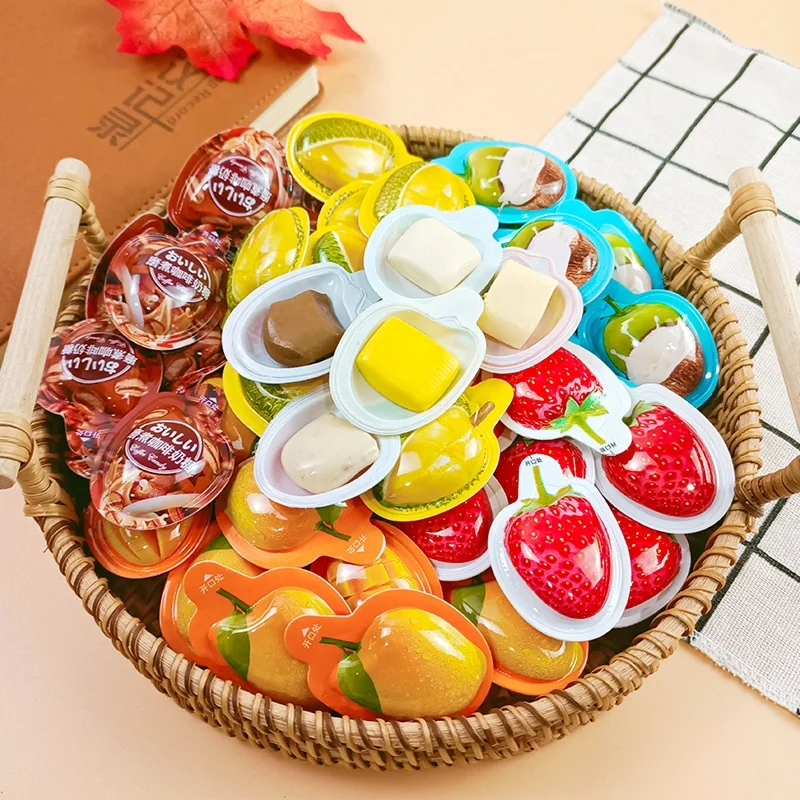 OEM Lollipop Bulk 3D дуриан кокосовый кофе манго клубничный сироп фруктовый аромат мягкие конфеты отдых офисная закуска оптом