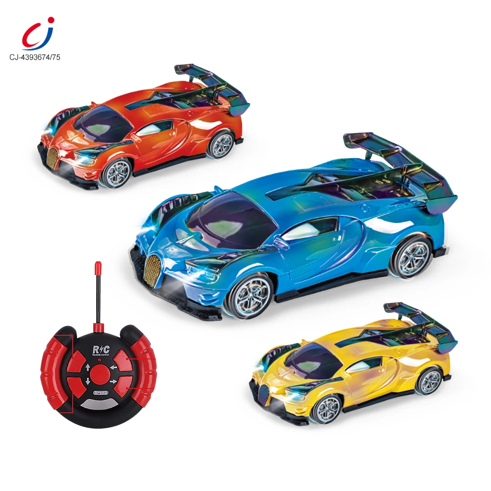Chengji high speed rc light remote control cars 4x4 working colorful spray lights 1/20 vehicle rc scale model car
