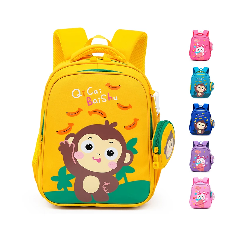 Cute original design cartoon kids bagpack toddler school bag fashion backpack for kindergarten