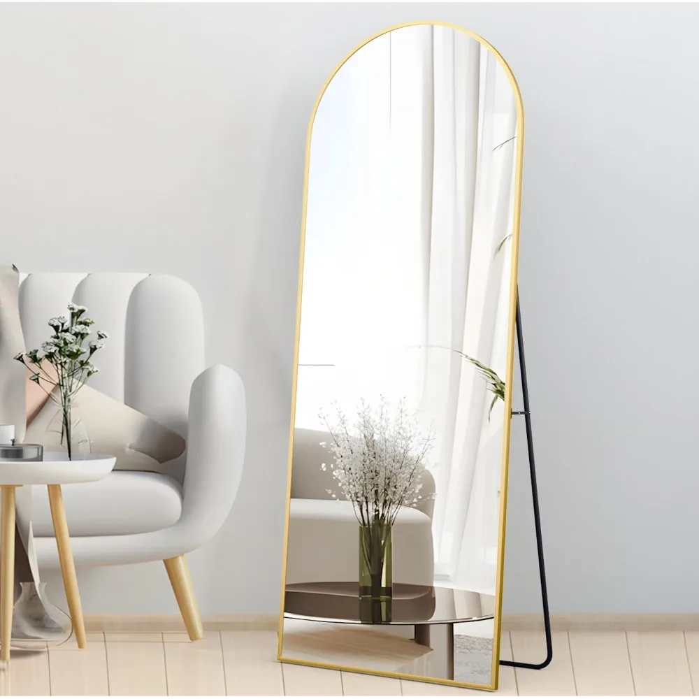 Aluminum Multiple Colors Household Wall Mounted Fitting Dressing Mirror Home Decor Stand Floor Mirrors Full Length Large Size
