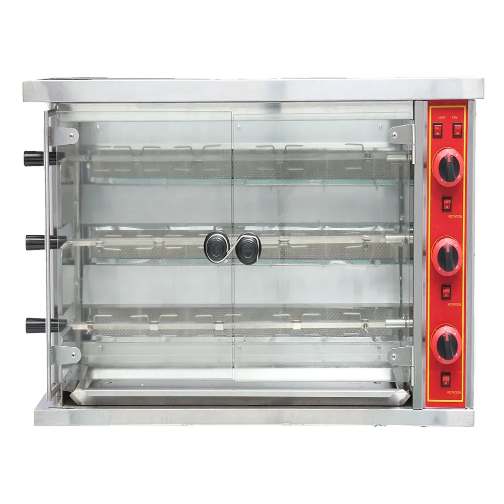 
Газовая духовка для приготовления цыплят, 3/6/9 слоев 